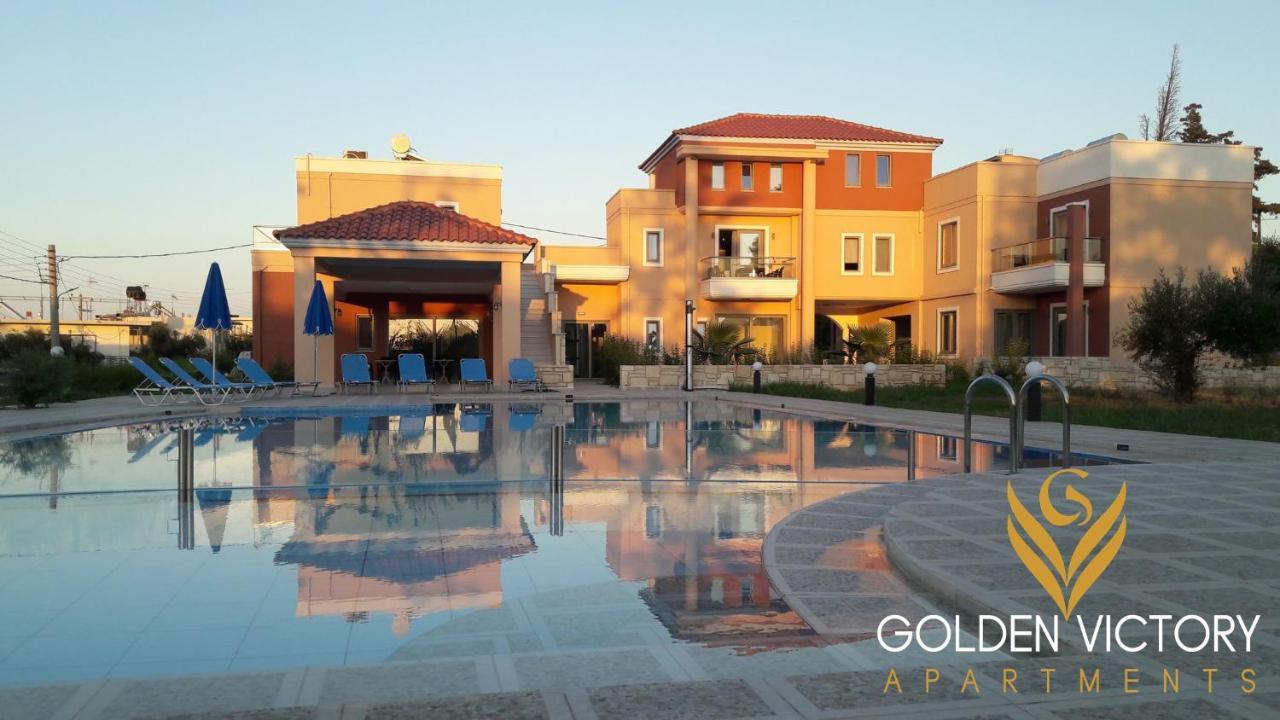 Golden Victory Aparthotel Agia Marina Esterno foto